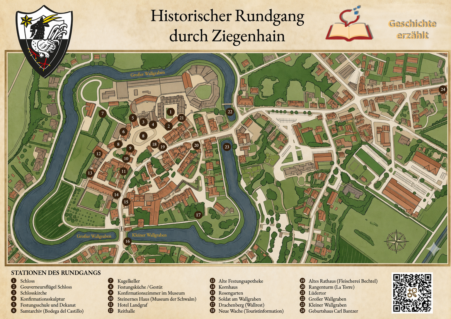 Plan der Festung Ziegenhain